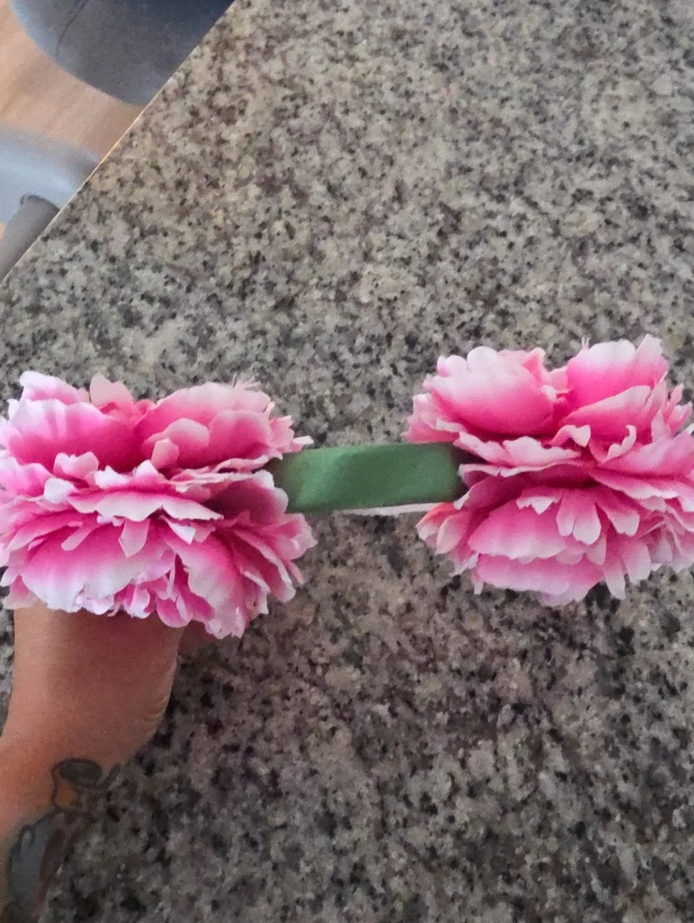 Pink Floral Mickey Ears
